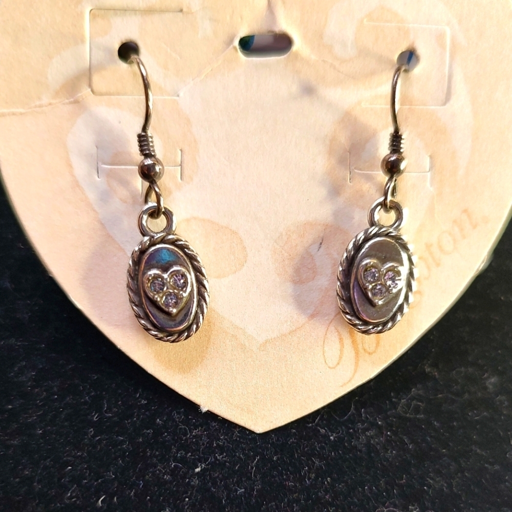 Brighton Heart and Soul HEART Silver Earrings!